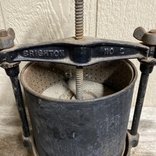 Vtg Rare antique victorian fruit press. Brighton No2 L&S Iron Co. Cast Iron picture