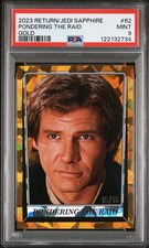 2023 STAR WARS ROTJ PONDERING THE RAID GOLD #62 HAN SOLO GOLD 15/15 picture