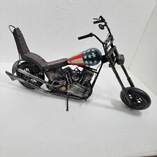 Handmade Metal Wire&Nuts Harley Davidson Easy Rider Replica 10”tall 16”long picture