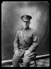Photo:Military Portrait 1924 U.S. Army Officer Studio Photograph picture