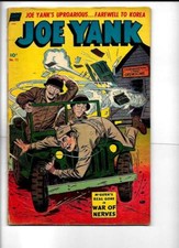 1954 Joe Yank # 15 Standard Comics Nice picture