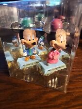 2004 Disney Mickey & Minnie Mouse Twice Upon Christmas Bobbleheads picture