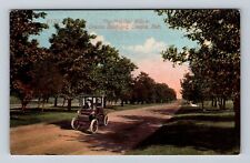 Omaha NE-Nebraska, The Prettiest Mile In Boulevard, Antique, Vintage Postcard picture