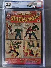 Amazing Spider-Man #4  1963 CGC 2.0 Origin and 1st appearance of Sandman OW/WP  picture
