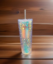 Starbucks Holiday 2023 Clear Iridescent Diamond Prism Venti Tumbler NEW picture