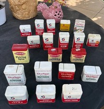 Lot of 20 Vintage Schilling, Sauer’s & Durkee Spices, most are half to full 🫚🎃 picture