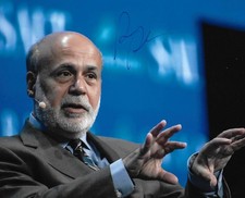 Ben Bernanke autograph 8x10 photo Chairman of the Fed Reserve Politics COA LOOK picture