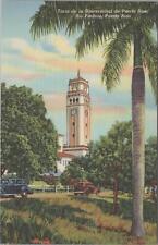 Postcard Torre de la Universidad de Puerto Rico Rio Piedras Puerto Rico  picture