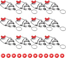12PCS Swing Top Glass Bottle Caps Flip Top Bottle Cap Beer Bottle Airtight picture