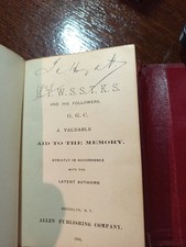 1904 H. T. W. S. S. T. K. S. valuable Aid to the Memory  Freemasonry masonic/804 picture