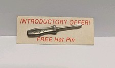 NOS Vintage SNAP-ON Tools Screwdriver Shaped Lapel Hat Pin Pinback Brooch 1.75