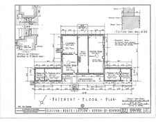 Photo:Ludlow KY Old Closson House Basement Floor Plan 1930s HABS picture