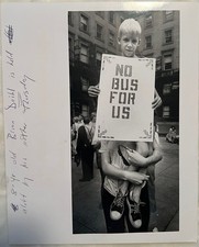 1978 Press Photo Brian Diehl in 1978 Cleveland Anti-Busing Protest Civil Rights picture
