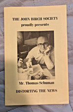 Vintage John Birch Society Thomas Schuman 