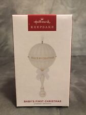 2023 Hallmark BABY'S FIRST CHRISTMAS Porcelain Rattle Keepsake Ornament picture