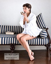 AUDREY HEPBURN LEGENDARY ACTRESS - 8X10 PUBLICITY PHOTO (CP-356) picture