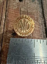 Antique 1920’s Carnegie Tech 10K Gold AVO Faculty (?) Pin Pittsburgh PA picture
