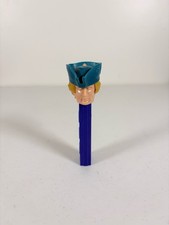 Vintage PEZ Dispenser Paul Revere Blue Stem No Feet Austria No Patent picture