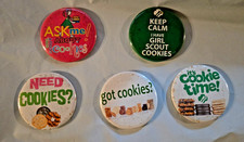 Lot of 5 Girl Scout Cookie Sales Magnets GOT COOKIES? COOKIE TIME NEED COOKIES? picture