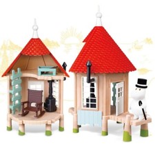 Moomin Figure House Leisurely Afternoon Fishing DIY Korean Licensed Genuine picture