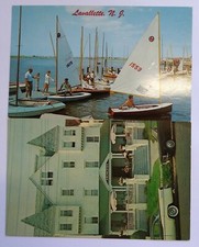 Vintage, New, Unused Lavallette and Asbury Park, NJ Postcard Lot(2).  NOS picture