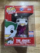 Funko Pop Joker Metallic Purple Exclusive Shanghai 2021 DC Imperial Palace #404 picture