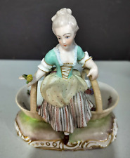 Antique French Choisy-le-Roy Meissen Style Porcelain Figurine, 5