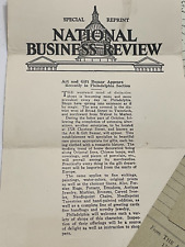 Vintage Press Release re: The Art & Gift Bazzar Philadelphia Gif Shop 1928 picture