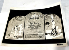 Vtg 1900's U-Ar-Das Egyptian Bath Tablets Art Nouveau Ad Photo Print Neg #45750 picture