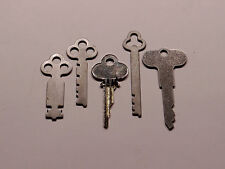 Antique National Cash Register Keys 1, 2, 3A, 5 & Reset Key 300/700 NCR picture