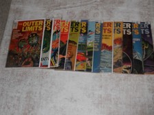 1964-69 The Outer Limits Dell Comic Book Lot - 13 of 18-FLYING SAUCERS & ALIENS picture