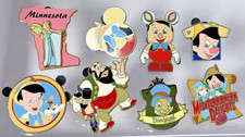 Disney Pin Lot 8 Pinocchio Blue Fairy Minnesota Jiminy Adventures by Disney picture