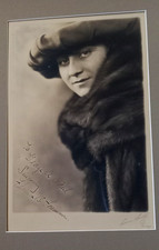 Vtg 1920s Lewis Smith Chicago Studio Portrait Photo Frances B Newman Autographed picture