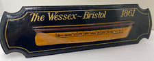 Rare Vintage The Wessex-Bristol 1861 Nautical Wall Décor Wood Royal Navy Model picture