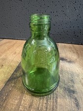 Vintage Wine Voss Green Glass Bottle Decanter Embossed Grapes Pat Pend picture