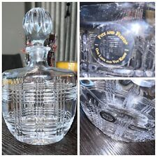 Fitz & Floyd Danbury Crystal Whiskey Decanter (no glasses) 10” Tall [Used] picture