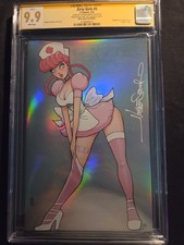 CGC 9.9 Zirty Girlz 5 Nurse Girl FOIL # 4/5 Signed Nathan Szerdy picture
