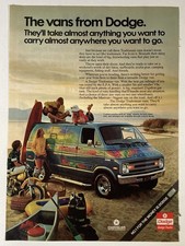 1975 Dodge Tradesman Travco Van Wagon Print Ad Money Is picture