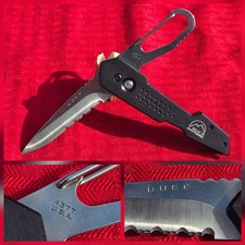 2003 Buck USA Revolution 437-BKX-0 Whittaker Black Carabiner Folding Knife 437 picture