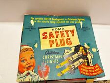 Vintage NOMA Safety Plug Outdoor 15 Christmas Lights in Original Box picture