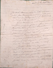 General BEURNONVILLE (Pierre Riel, Marquis de) - Signed Autograph Letter, 1805. picture