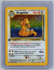 (NM) Dragonite 4/62 1st Edition Holo - Pokemon Fossil picture