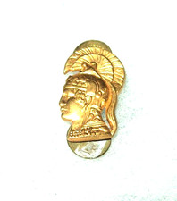ORIGINAL CLUTCHBACK LATE 1940's WAC OFFICER COLLAR INSIGNIA BADGE BY N.S. MEYER picture