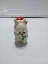 Christmas Maltese Christmas Dog Figurine picture