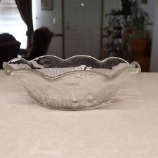Jeannette Glass Co. Iris and Herringbone Berry Dessert Bowl 5 inches picture