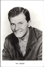 c1950s PAT BOONE Real Photo RPPC Postcard Pop Music Singer & Actor / Unused picture