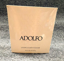 Vintage Adolfo Perfumed Dusting Luxurious Bath Powder 8oz/ 227g NEW Discontinued picture