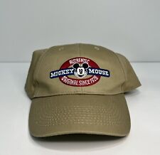 Vintage Beige MICKEY MOUSE Disney Adjustable Hat Cap picture