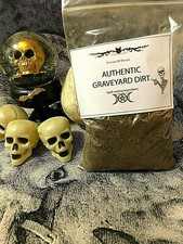 6oz FRESH Witches Authentic Old Cemetery Graveyard Dirt~Wiccan, Spells, Casting picture