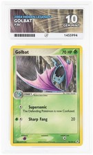 Golbat 36/101 ACE Hidden Legends Pokemon ACE 10 Gem Mint picture